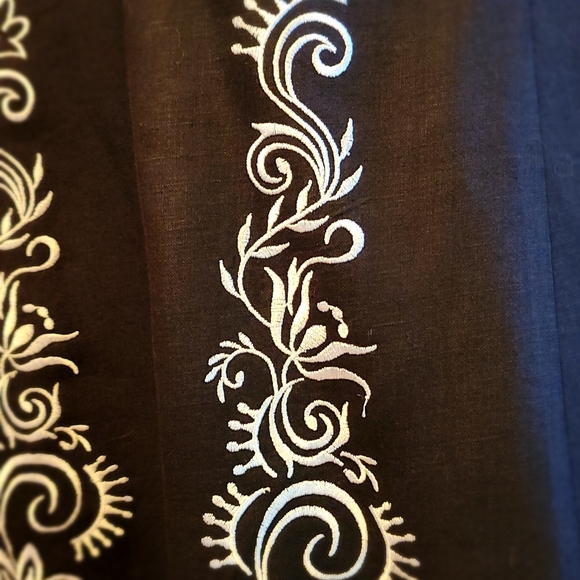 Ann Taylor LOFT - Skirt Embroidered Linen Size 12 - Picture 6 of 15